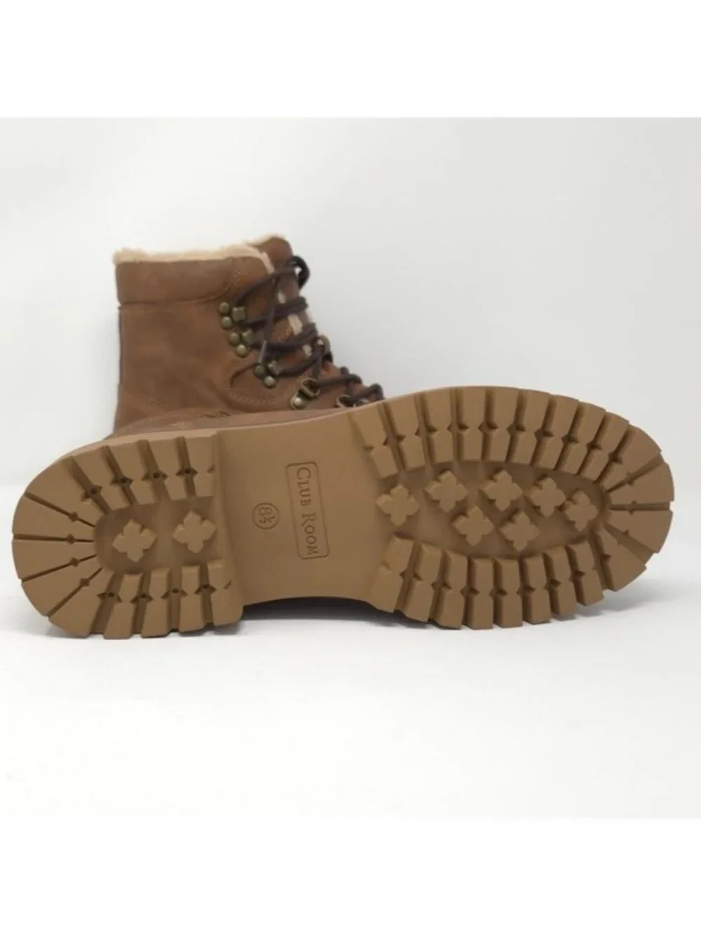 Club Room Kylerr Tan Faux Leather Chukka Ankle Boots